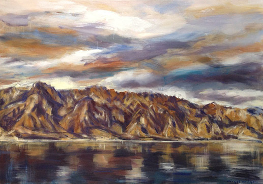 nigel wilson nz landscape oil paintings, south island